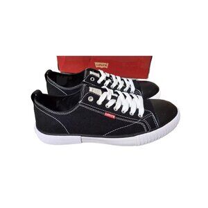Levi Strauss Canvas Sneakers Men Sz 9.5 Low Top Lace Up Skate Shoe Casual